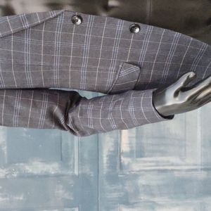 CloudStyle Men's Check/Plaid Lux Blazer